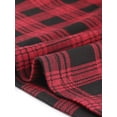 thumbnail image 5 of INSPIRE CHIC Robe Sans Manches à Carreaux Pied-de-Poule au-Dessus du Genou Ajustée et Évasée Rouge Noir G, 5 of 5