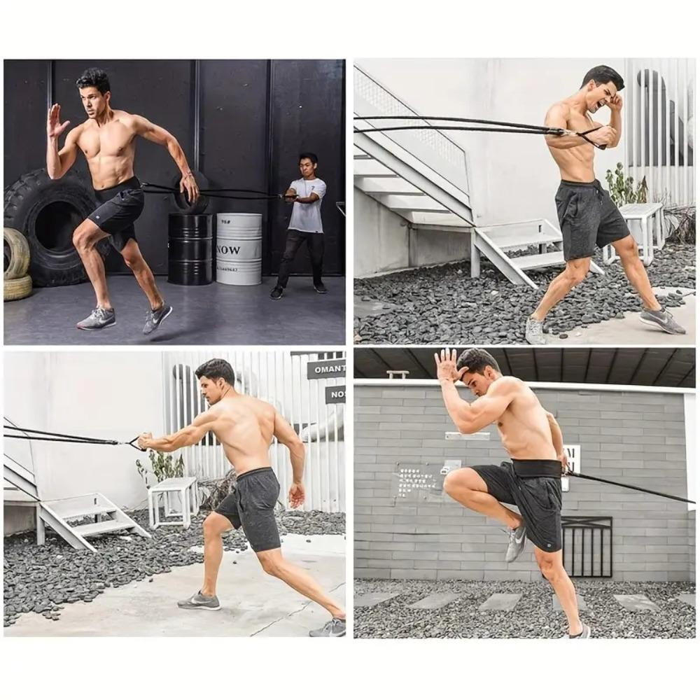 Speed Training Kit / Overload Running Resistance & Release / Harness & Resistance Band, Speed and Agility Equipment for Sprint and Football, Basketball, Soccer / Youth and Adult Ready