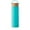 Turquoise, variant on JoyJolt Glass Reusable Water Bottle with Silicone Sleeve & Carry Strap [20 oz] - Grey