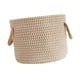 thumbnail image 5 of Cesta de cuerda de algodón, cesta de almacenamiento, caja de cesta de almacenamiento, organizador de artículos diversos, cesto de lavandería para, 5 of 8