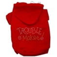 thumbnail image 4 of Pet, Dog  Cat Hoodie Rhinestone, "Trouble Maker", 4 of 6
