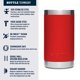 thumbnail image 3 of Botella YETI Rambler Jr. 350 ml para niños con tapón de pajita Canyon Red YETI YETI, 3 of 6