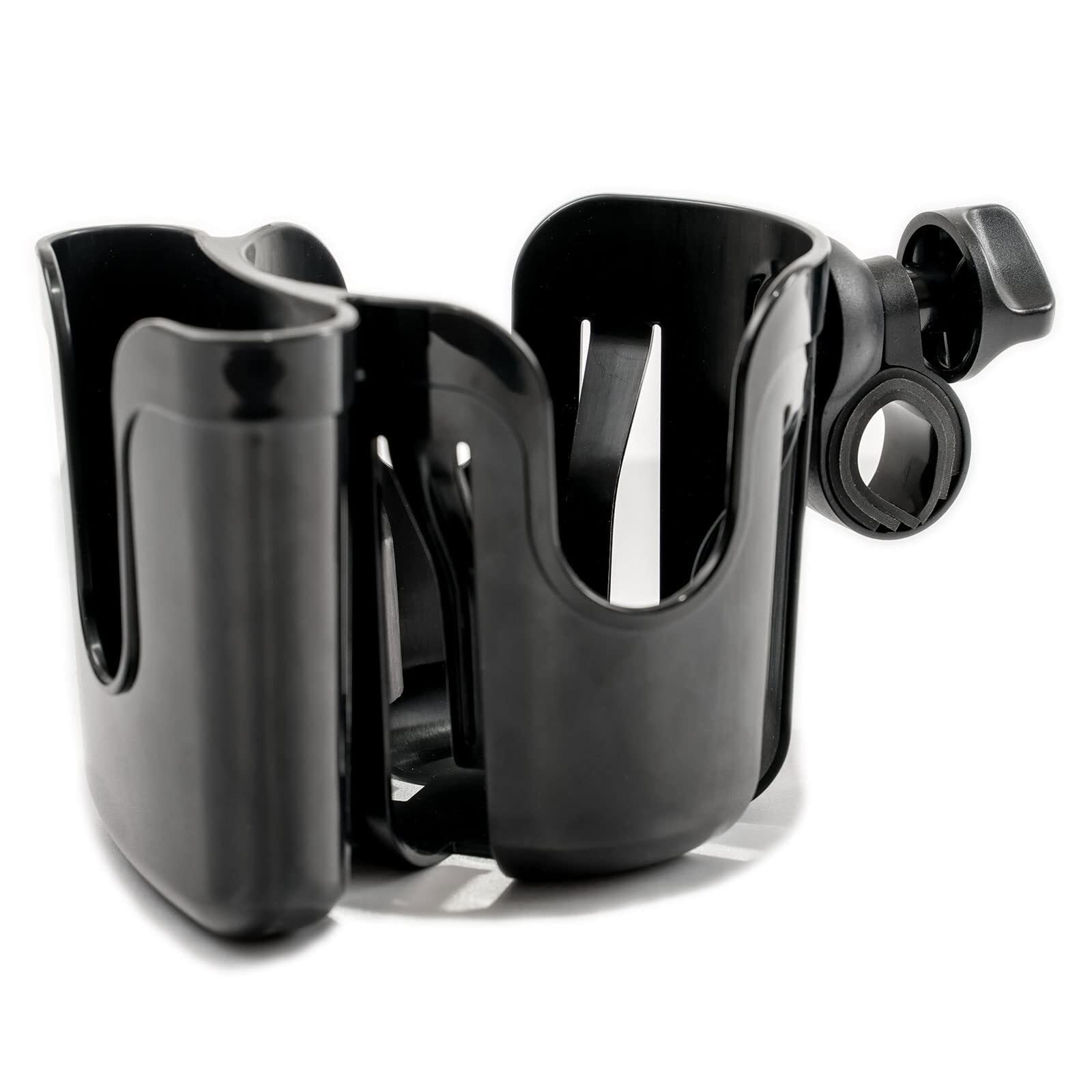 Wheelchair Cup Holder,2 in 1 Universal Stroller Cup Holder Attachment,Bike Cup Holder for Adult Bikes, Cup Holder for Stroller Walker Bike Motorcycle Scooter Bicycle