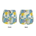 thumbnail image 6 of Uemuo Cute Poodle Dog Pattern Women's Athletic Shorts High Waisted Running Shorts with Liner Pockets Gym Elastic Workout Shorts-Large, 6 of 9