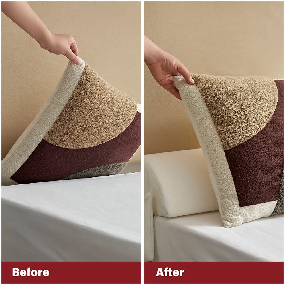 Jakoola Twin 39"x 10"x 6" Bed Wedge Pillow Headboard Gap Filler Between Mattress and Headboard/Wall/Bedside
