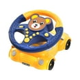 thumbnail image 3 of Simulación de autos Volante de conducción con canciones y música Juguete de aprendizaje divertido Volante de juguete para niños de 3 4 5 6 años Niños Oso, 3 of 9