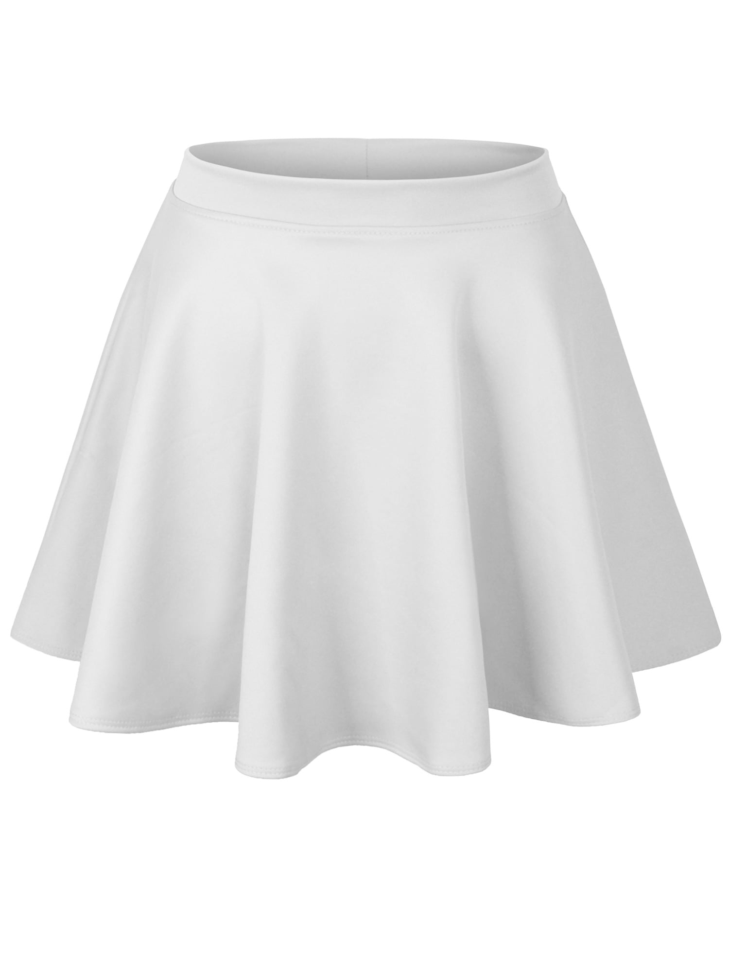 walmart white denim skirt