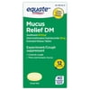 Equate Mucus Relief DM, Extended-Release Tablets, Chest Congestion Relief and Cough Suppressant, 40 ct