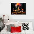 thumbnail image 4 of COMIO Mushroom Wall Art  Mushroom Pictures Wall Decor Graffiti Forest Canvas Prints Framed Artwork Paintings Home Office Decorations For Bathroom Kitchen Bedroom Living Room, 4 of 4
