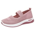 thumbnail image 5 of Dakaela Women's Woven Orthopedic Walking Shoes Arch Support Slip on Flats Casual Running Sneakers, 5 of 6