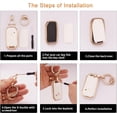 thumbnail image 3 of HAHDAXIA for Kia Key Fob Cover 5 Buttons Soft TPU Full Covers Protection Keys Shells Keychains Fit for Kia Cerato Ceed Forte NIRO Seltos Sorento Sportage Soul Telluride Smart Key Fob Protecto, 3 of 6