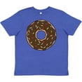 thumbnail image 3 of Inktastic Chololate Donut with Sprinkles Youth T-Shirt, 3 of 5