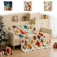 thumbnail image 2 of PEIBang Christmas Throw Blanket Christmas Decorations,39"x51" Flannel Fleece Winter Holiday Blanket,Cozy Soft Christams Throws for Couch Sofa Bed, 2 of 7