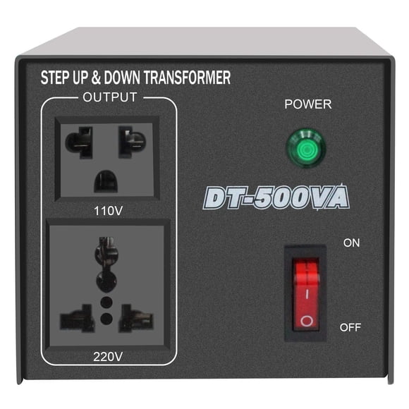 Yinleader Step Up & Step Down Voltage Transformer Power Converter with US Power Cord,Convert 110V to 220V OR 220V to 110V w/US Power Cord,Circuit Bre
