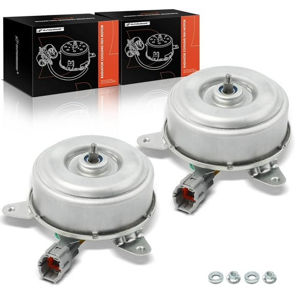 A-Premium Engine Radiator Cooling Fan Motor Compatible with Nissan Altima 2002 2003 2004 2005 2006, 2.5L, 2-PC Set, Replace# 214878J100