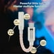 thumbnail image 2 of 32Bit 384KHz HiFi USB Type C to 3.5mm Audio Adapter Hi-Res Digital Audio Decoder Headphone Jack AUX Converter Blue, 2 of 5