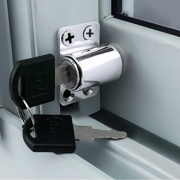 HWZWT Aluminum Window Door Frame Security Lock With Key Window Lock Suitable For Home And Office