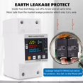 thumbnail image 3 of 63A TUYA WiFi Smart Earth Leakage Over Under Voltage Protector Relay Circuit Breaker Energy Power KWh Meter, 3 of 10