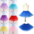 thumbnail image 2 of GENEMA Children Kids Girls Ballet Skirts Elastic Mesh Tutu Ballerina Dress Gymnastics Dancing Skirt Princess Pettiskirts Dance Tutus Dress Clothes, 2 of 19