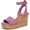 Purple, variant on Women's Celeste 2 Purple Cork Wedge Sandal Orchid 7M