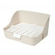 thumbnail image 3 of Caja de arena para conejos, inodoro para mascotas, bandeja de limpieza desmontable portátil, entrenamiento para ir al baño, rincón para cobayas, ,, 3 of 8
