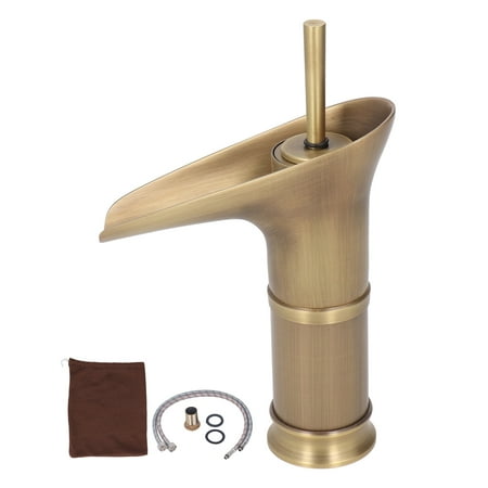 

Basin Faucet Antique European Style Brass Rotatable Kitchen Water Mixing Tap for Cold and Hot Water
