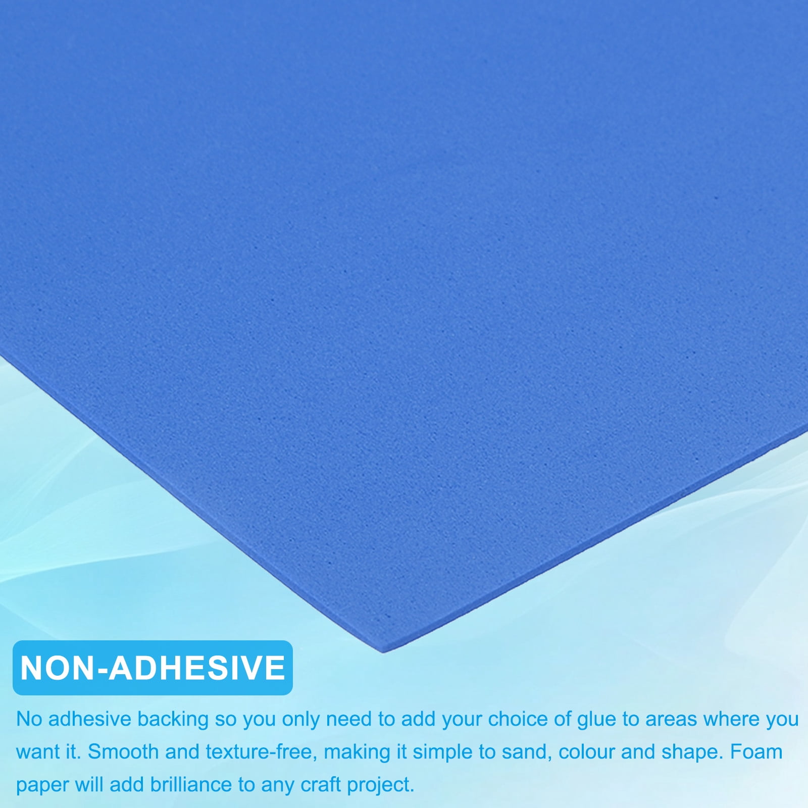 Uxcell 30 Pack EVA Foam Sheets, 12" x 8" 2mm Thick Foam Sheets Crafts Foam Paper, Dark Blue