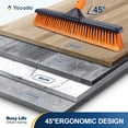 thumbnail image 5 of Yocada 18" Heavy-Duty Push Broom with Stiff Bristles  Outdoor Floor Cleaner for Concrete, Patio, Deck, Tile & Garage  Extendable Handle, 5 of 7