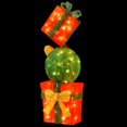 thumbnail image 4 of Pre-Lit 32" Sisal Gift Box Tower, 4 of 4