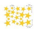 thumbnail image 3 of 20pcs/set Star Shape Mirror Stickers 3D Acrylic Stars Mirrored Decals DIY Room Home Decoration Wallpaper, 3 of 5