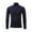 Navy, variant on Njagoc3 Mens Casual Solid Color Semi High Neck Long Sleeved Top Casual Sports Base Shirt Long Sleeved High Neck Top/shirt