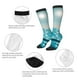 thumbnail image 3 of Fotbe Turquoise Ocean Reflection Calcetas Divertidas Estampadas para Hombre y Mujer, Calcetas de Algodón hasta la Rodilla para Caminar, Correr, Enfermería y Embarazo, 3 of 6