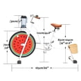 thumbnail image 6 of Blender Bike for Fitness, Smoothie Bike Juicer with Pedal, Stationary Bicycle for Party, Carnival, Camping, Indoor & Outdoor Use, White, 6 of 9