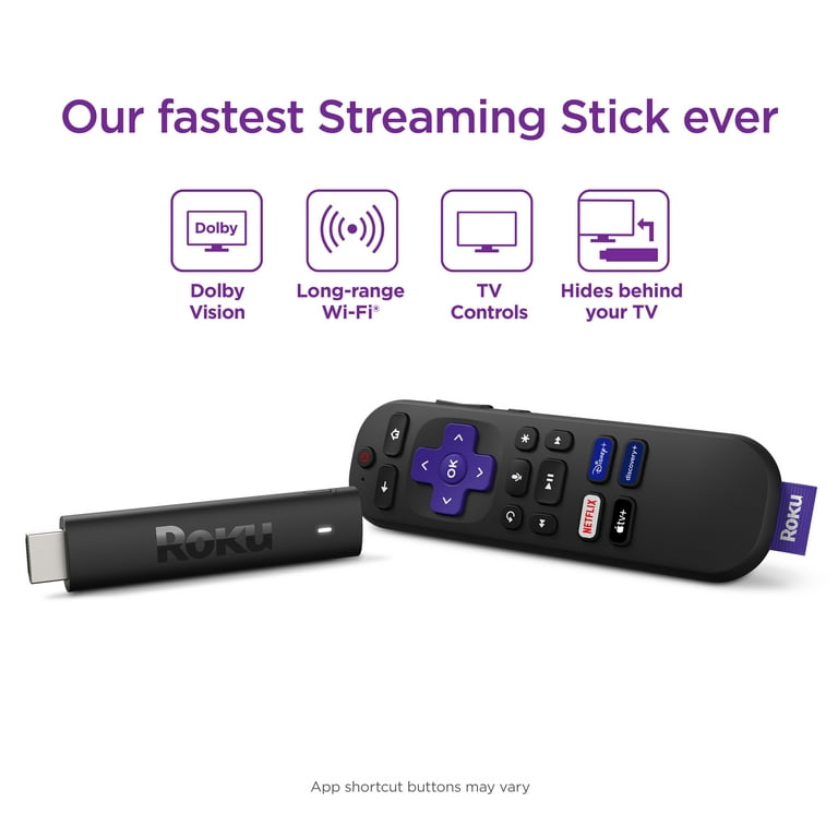 Roku Streaming Stick 4K  Dispositivo de Streaming 4K/HDR/Dolby