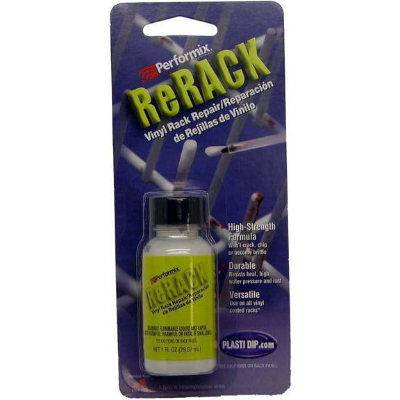 Performix ReRACK Rubber Coating Dip - Satin Finish, Water-Resistant - 1 oz, White