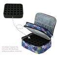 thumbnail image 6 of Unique Bargains 1pc Nail Polish Carrying Case Double-Layer Nail Polish Case for Manicure Tools Nylon Flower Pattern, 6 of 6