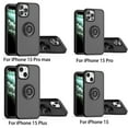 thumbnail image 3 of Ring Holder/Kickstand Matted Case Cover for iPhone 15/15 Plus/15 Pro/15 Pro Max, 3 of 4