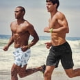 thumbnail image 3 of COOFANDY Men Bathing Suit Swimwear Square Leg Chubbies Sexy Elastic Board Short, 3 of 5