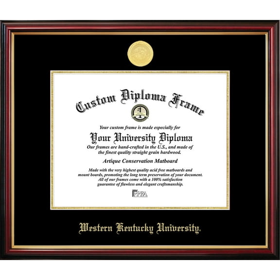 Western Kentucky Petite Diploma Frame
