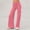 Pink, variant on CHIUNL Straight Leg Yoga Pants for Women, High Waisted Pocketless Tummy Control Leggings, Minimalist Buttonless Wide Leg Lounge Pants for Office (Beige L)
