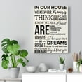 thumbnail image 5 of In Our House Motivational Inspirational Wall Decor for Home Office Gym Inspiring Success Quote Print Ready to Hang Wall Art Unframed, 5 of 6