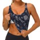thumbnail image 3 of Fotbe Wildflowers And Dragonflies Sujetador Deportivo Largo sin Aros para Mujer con Almohadillas y Soporte Medio, Transpirable y Absorbente, Camiseta Tipo Chaleco o Tank Top-XX-Large, 3 of 8