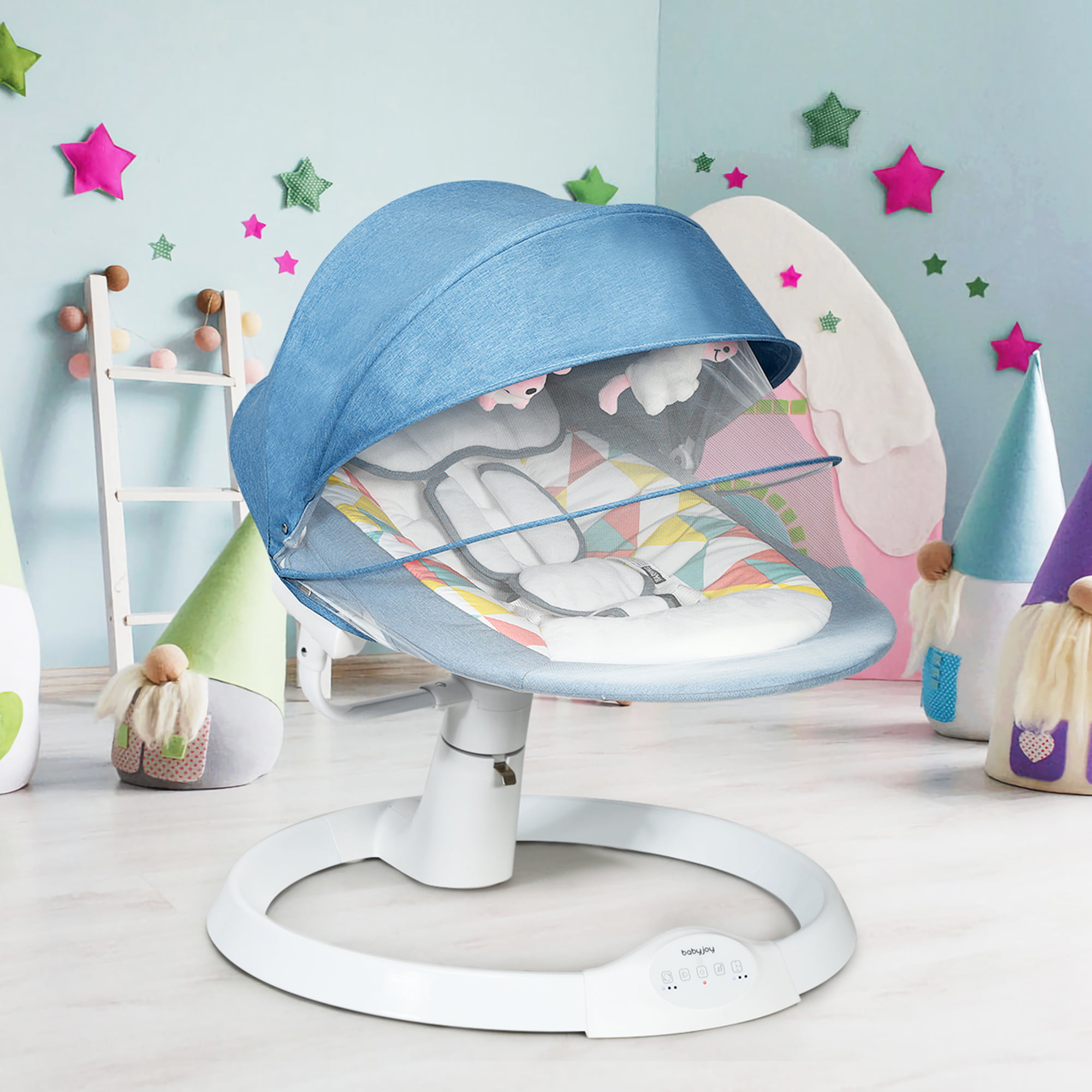 Gymax Baby Swing Electric Rocking Chair w/Bluetooth Music