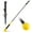 Yellow, variant on Barara King Golf Swing Trainer Aid Warm up Practice Stick with Weighted Head for Standard Grip Correction, Green