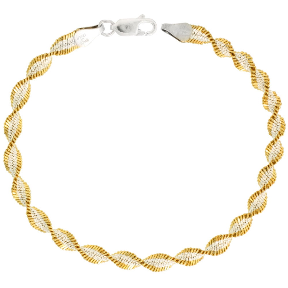 Twisted Herringbone Chain Necklace 5mm 