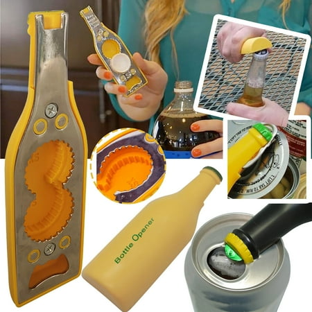 

Yedhsi Magic Bottle & Pull-Tab Opener Bottle Opener Fun Novelty Drinking Beer Gadget Openers