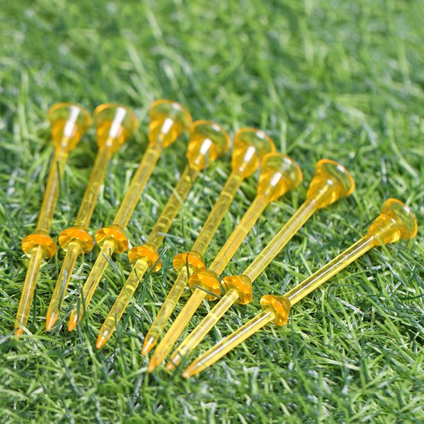 Titular de tee de golf 50 Uds soporte para te de Golf clavo de bola de reducción de fricción para suministros de práctica de golfista Barbie Nuevos Originales