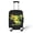 Cartoon Axolotl Yellow Green Dots, variant on HELLHERO Skull and Floral Design Suitcase Sleeve Soft Personalized Polyester Spandex Luggage Cover for Vacation Journey