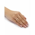 thumbnail image 4 of PalmBeach Jewelry Round Cubic Zirconia Wedding Anniversary Band Ring .70 TCW in Solid 10k Yellow or White Gold or Platinum-Plated in Silver, 4 of 7