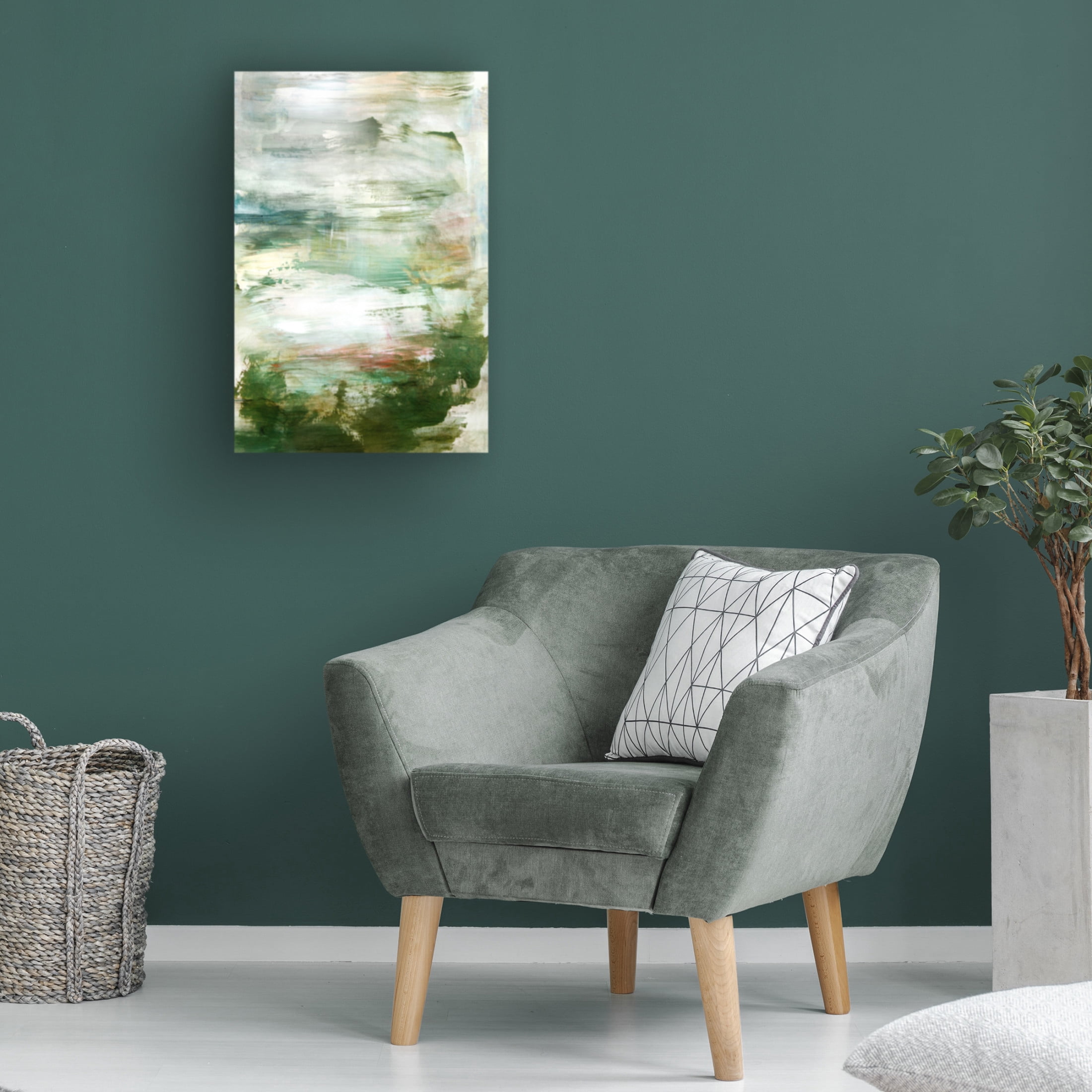 Canvas Wall Art - Hope Bainbridge 'Garden Dreams' Wall Art for Living Room, Bedroom, or Office Décor by Trademark Fine Art - 30 x 47 Inches